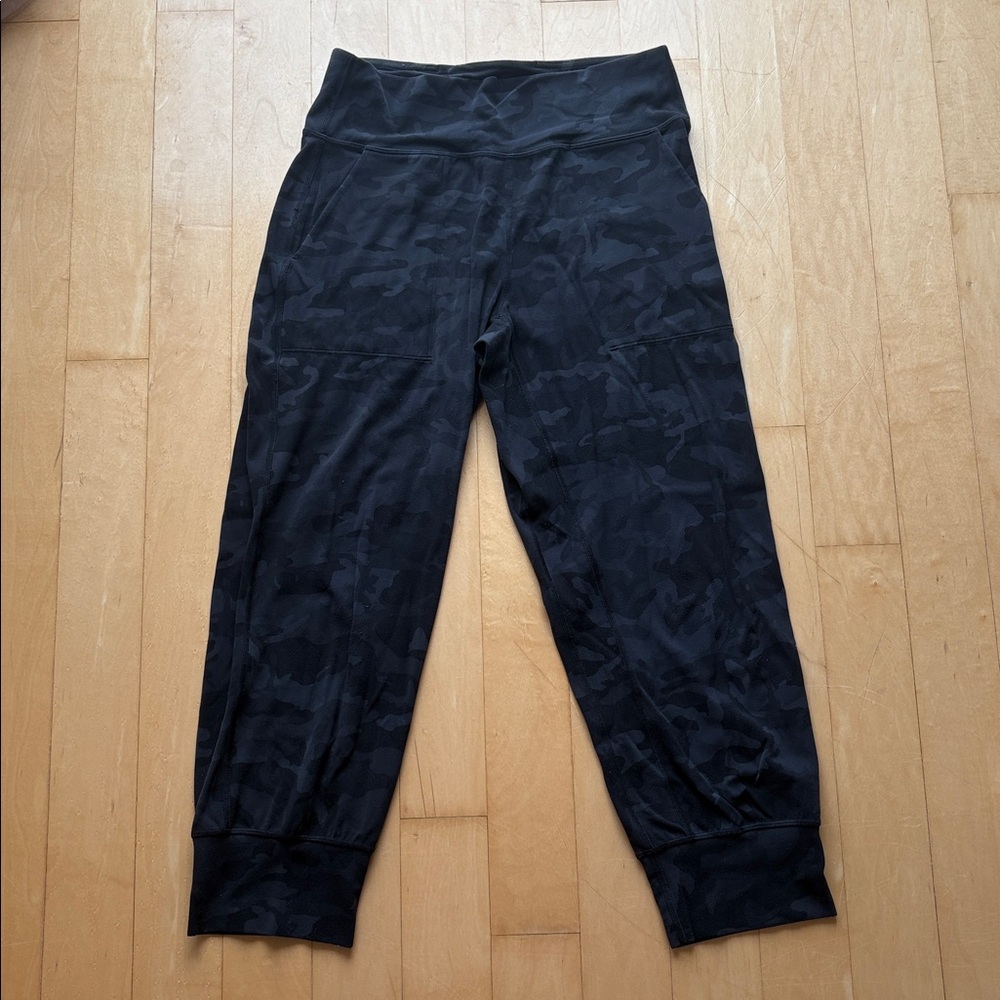 Lululemon Black Camouflage Jogger Pants